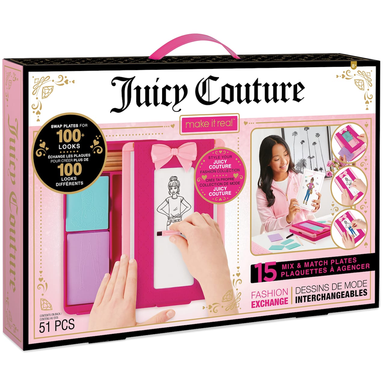 Make It Real Juicy Couture Fashion Exchange Outfit Designer Kit